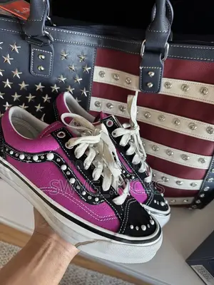 VANS Old Skool 36 LX Pearlized Pack Fuchsia Red