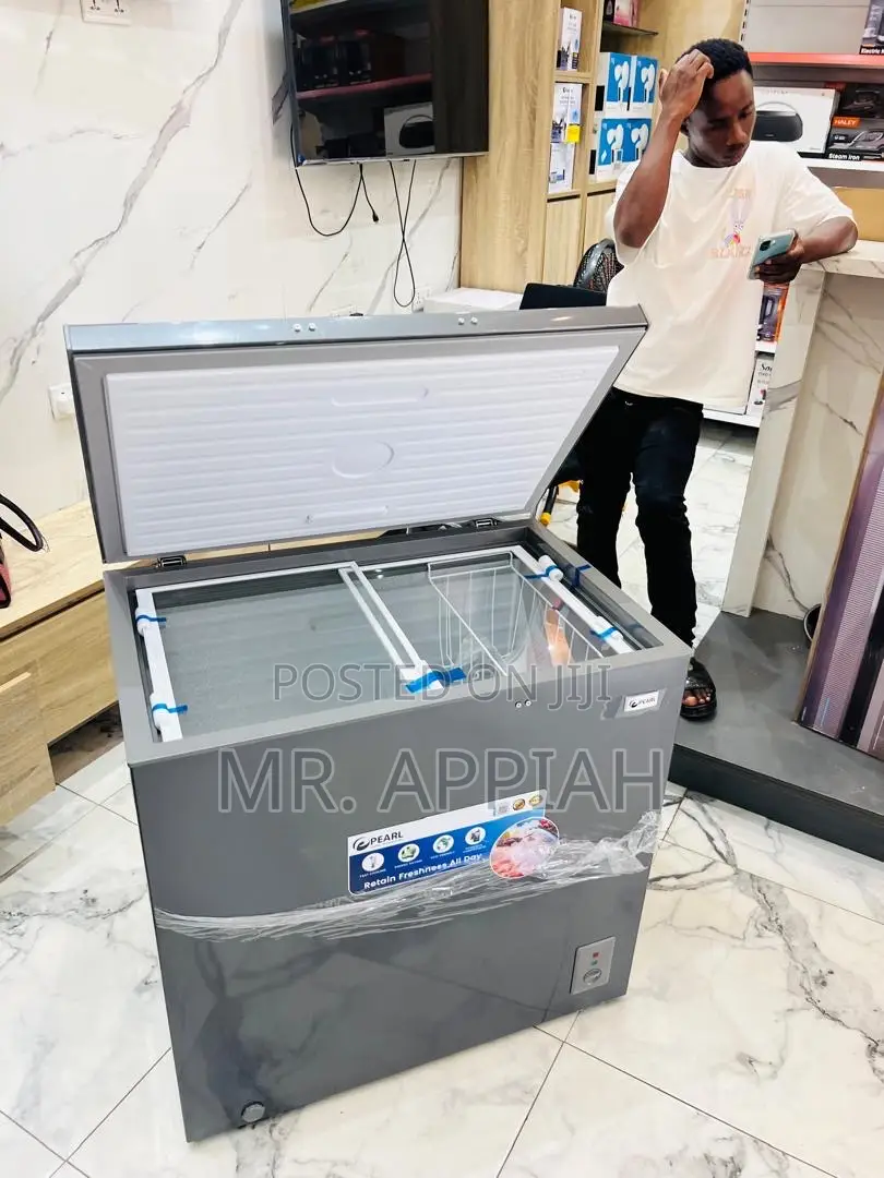 Order Classic Pearl 200L Single Door Chest Freezer(Pcf-2530)Gray.