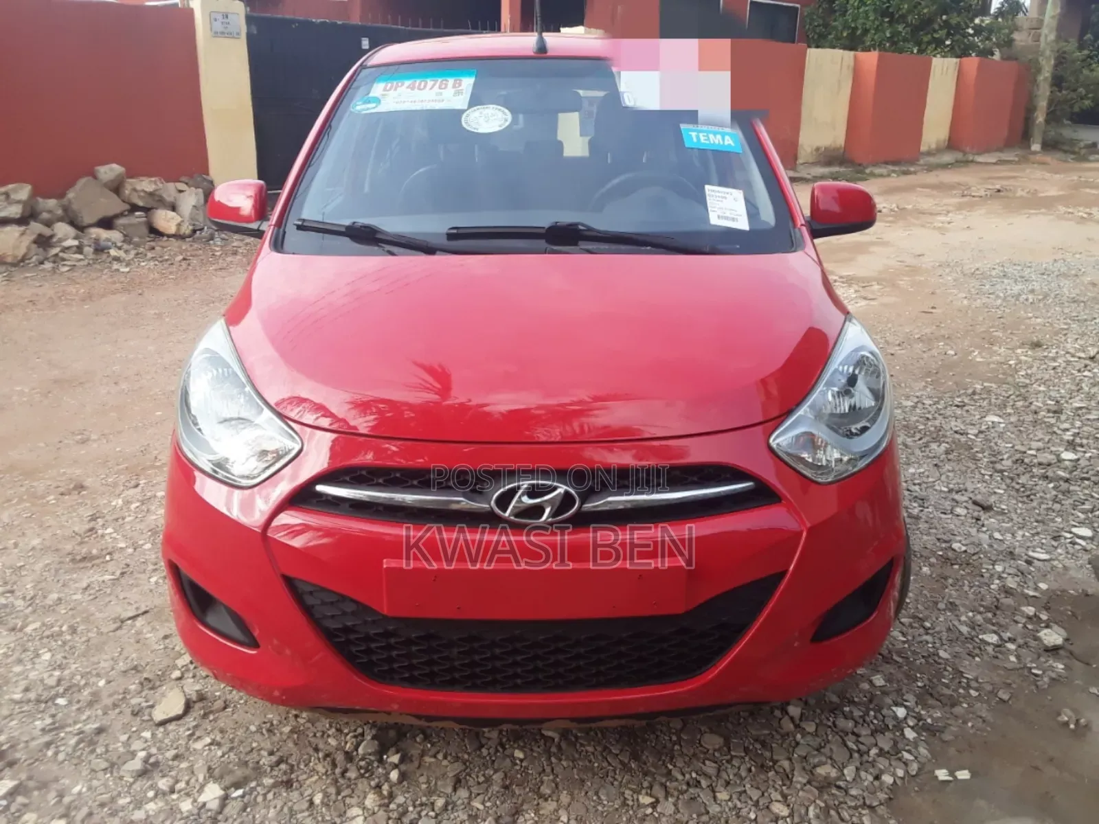 Hyundai I10 2012 Red