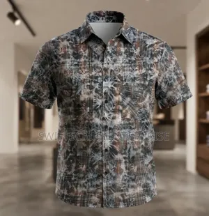 Men Quality Short-Sleeve Button-Down Shirt