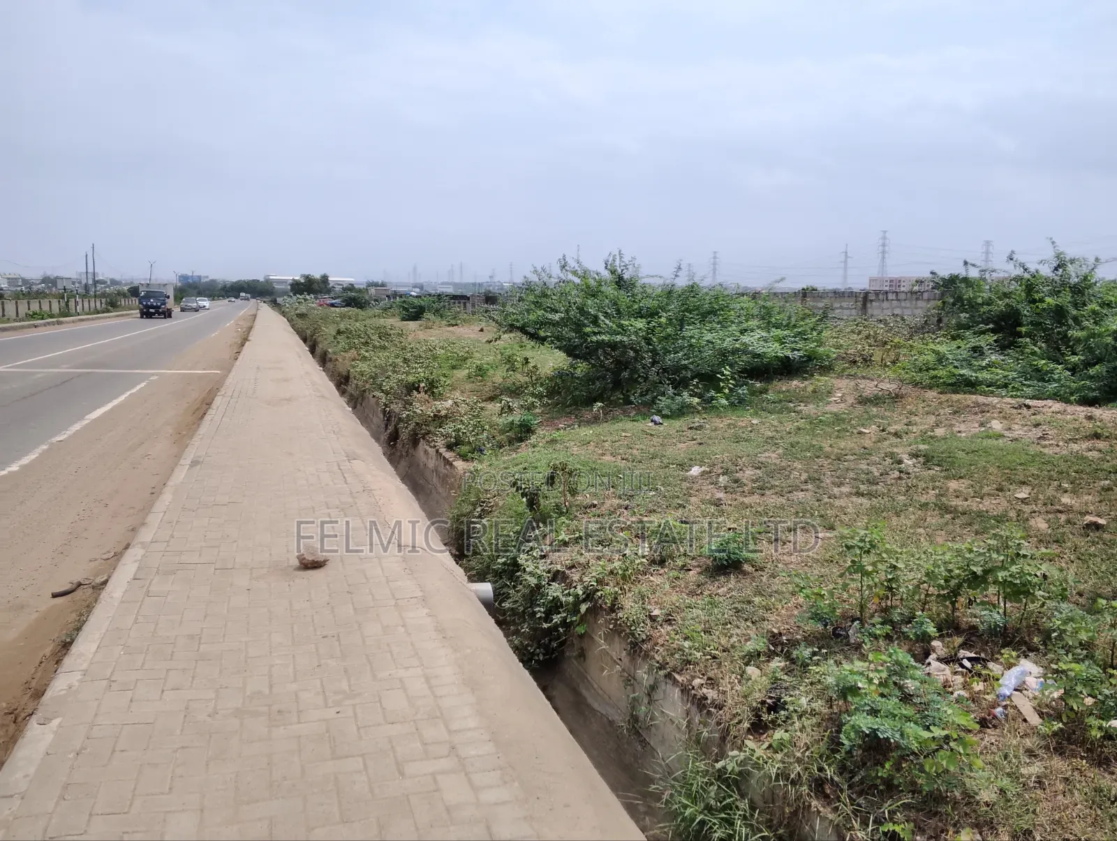 4.5 Acre Industrial Land on the Tema Motorway Near Dm Mortors for Sale