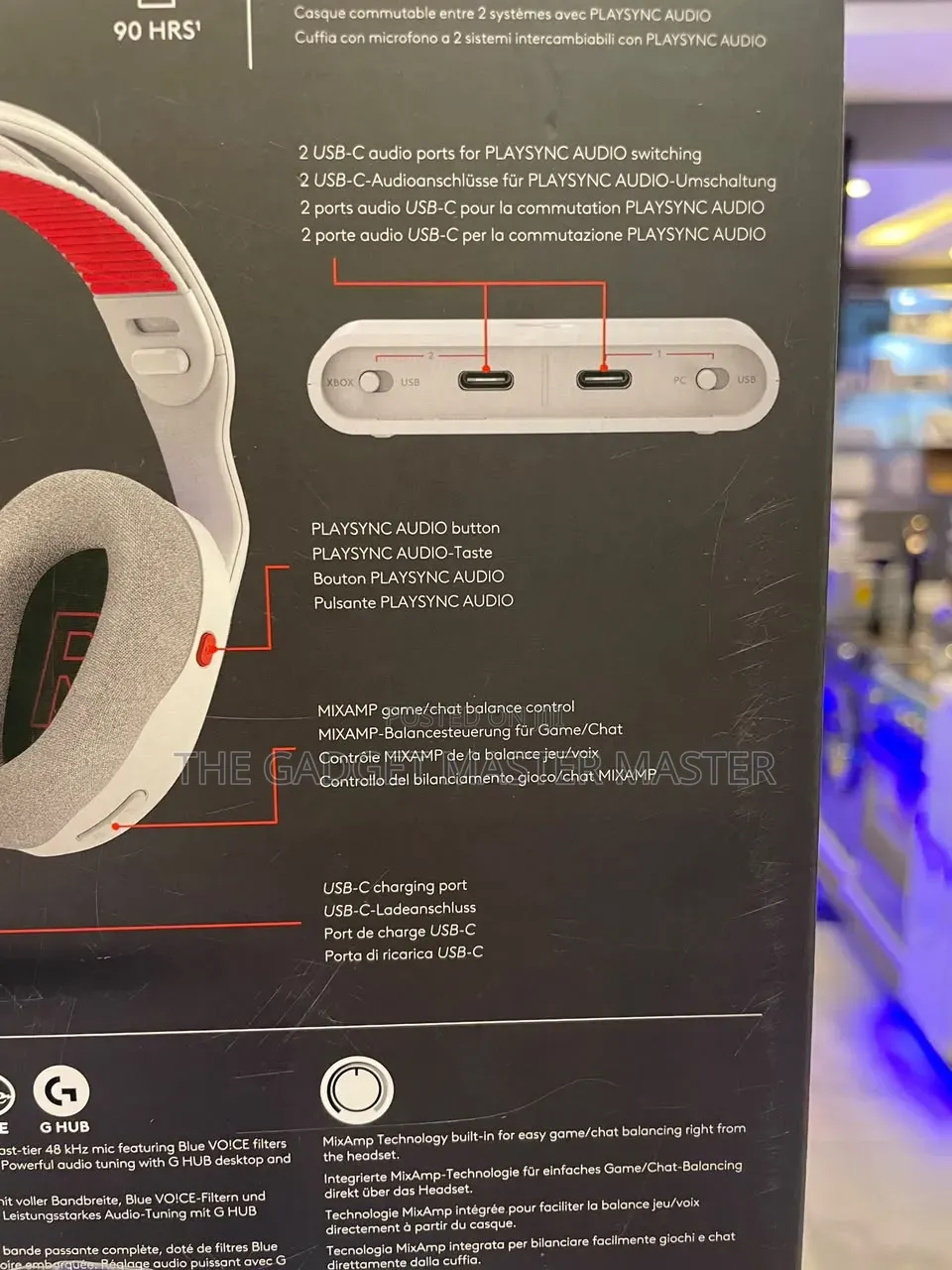 Logitech G Astro A20 X Lightspeed Wireless RGB Gaming Headset