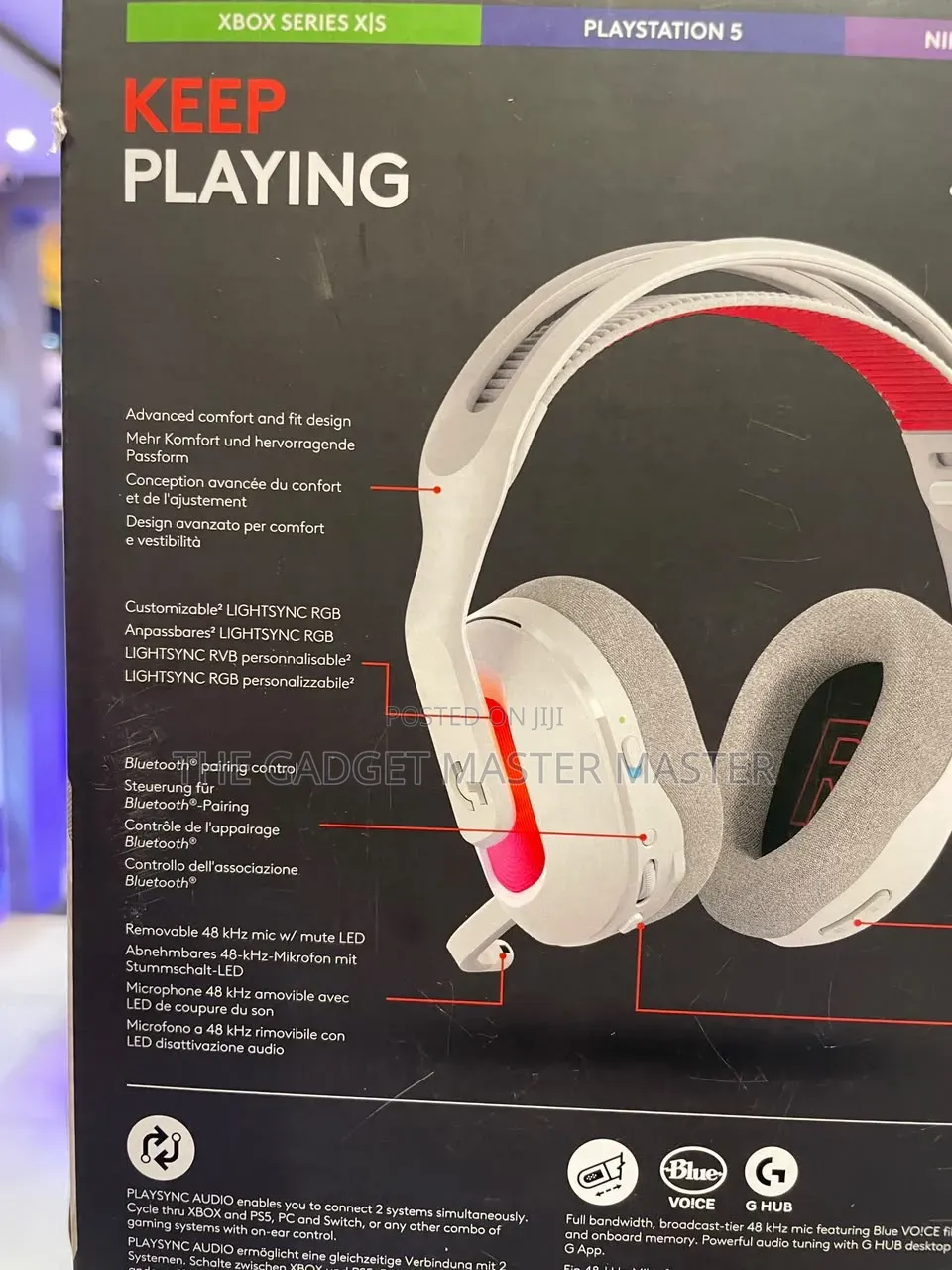 Logitech G Astro A20 X Lightspeed Wireless RGB Gaming Headset