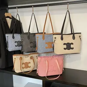 Contrast Ladies Totebag |Colour Blocking Shoulder Bag