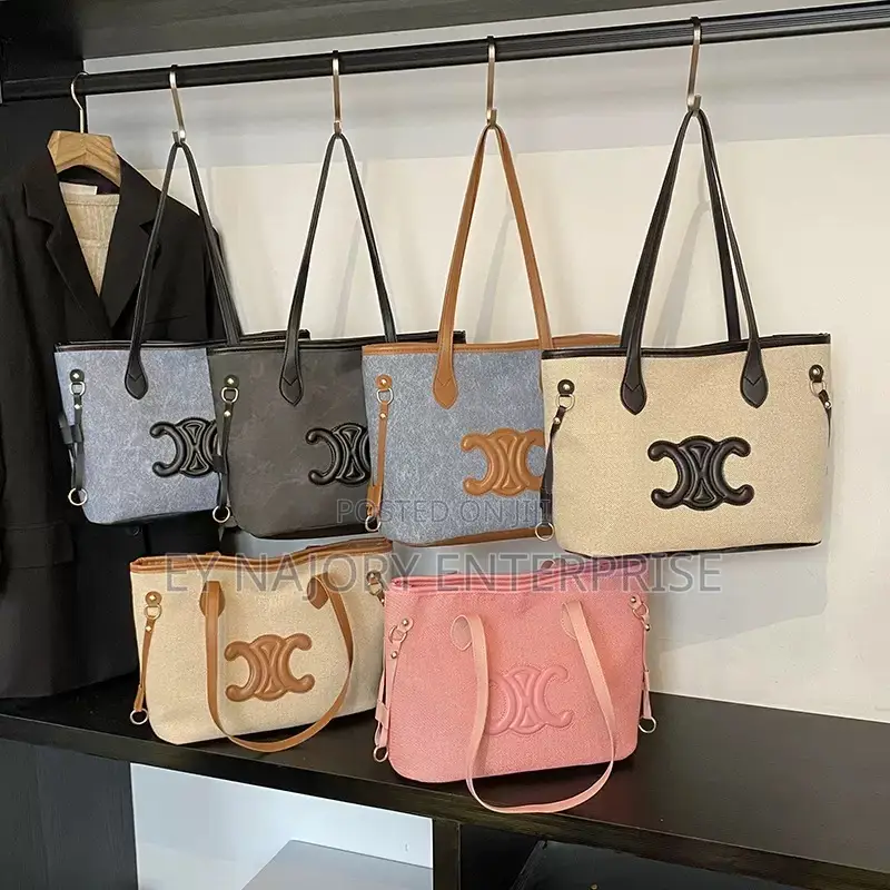 Contrast Ladies Totebag |Colour Blocking Shoulder Bag