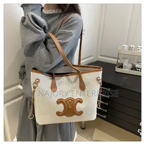 Contrast Ladies Totebag |Colour Blocking Shoulder Bag