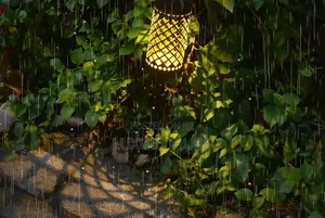 2pcs Outdoor Waterproof Solar Lawn Ground Light
