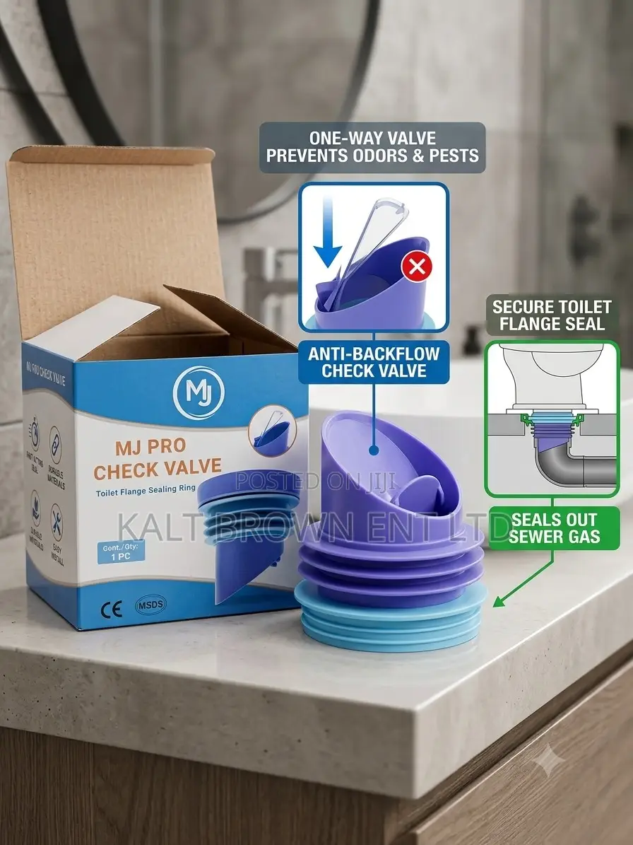 Heavy-Duty WC Non-Return Valve –Anti-Odor Toilet Flange Sealing Ring