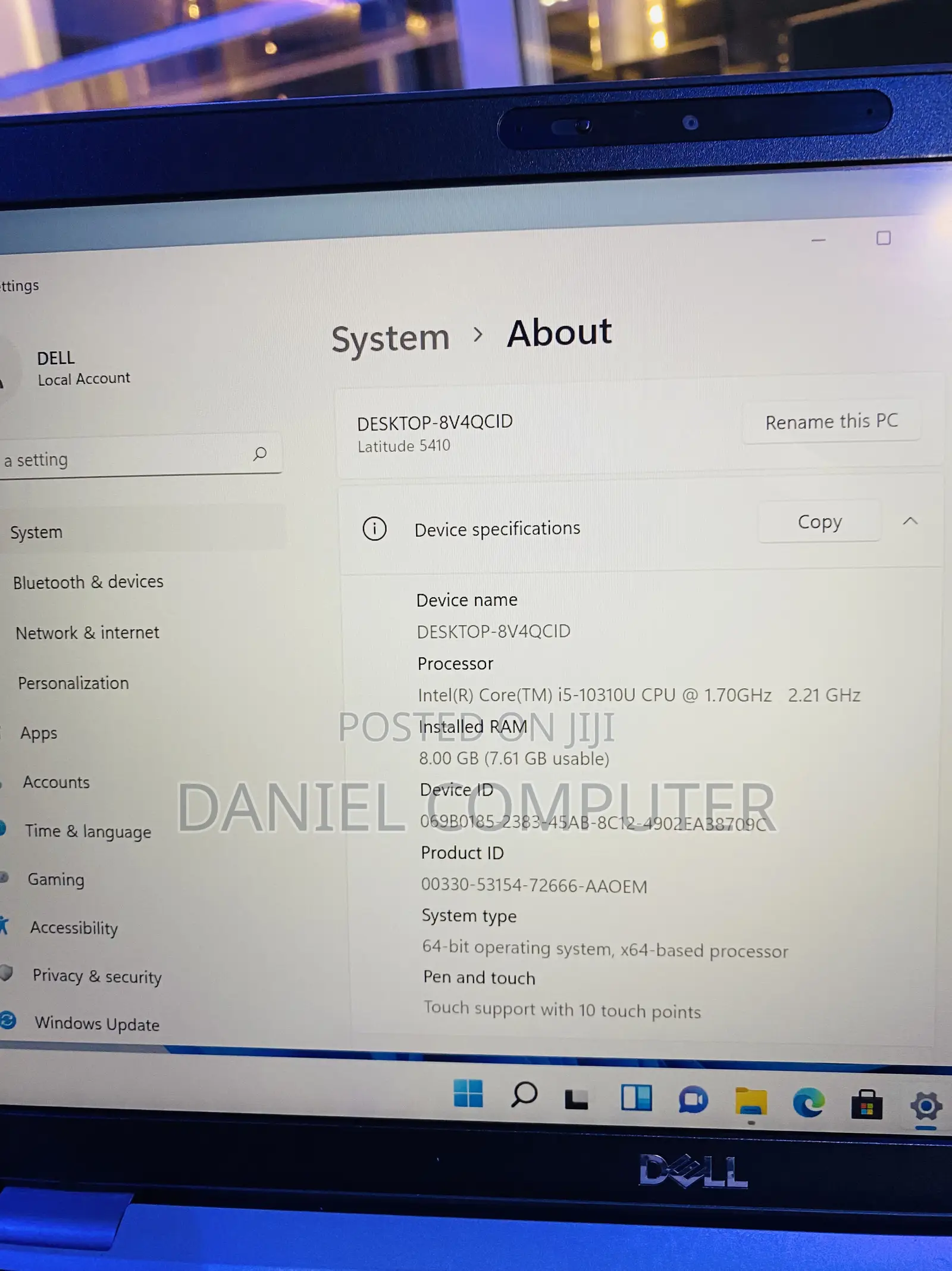 Laptop Dell Inspiron 14 5410 8GB Intel Core i5 SSD 256GB