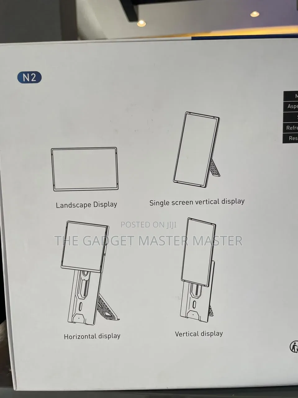 V2Com N2 16" FHD Dual Laptop Screen Extender