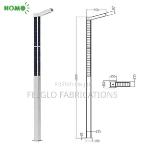 Fabricated Galvanized Square Streetlight