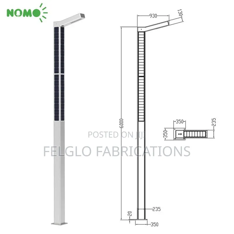 Fabricated Galvanized Square Streetlight
