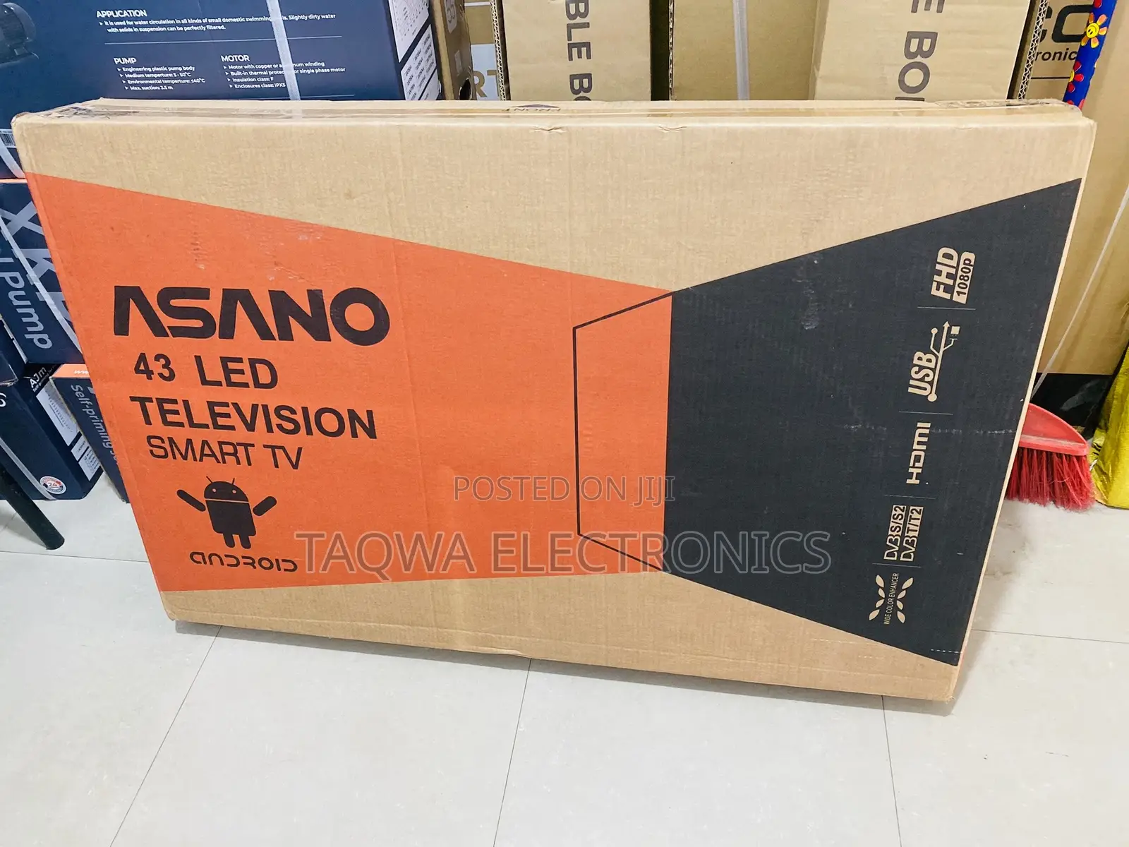 Everything in One TV,Asano 43 Inches Smart TV