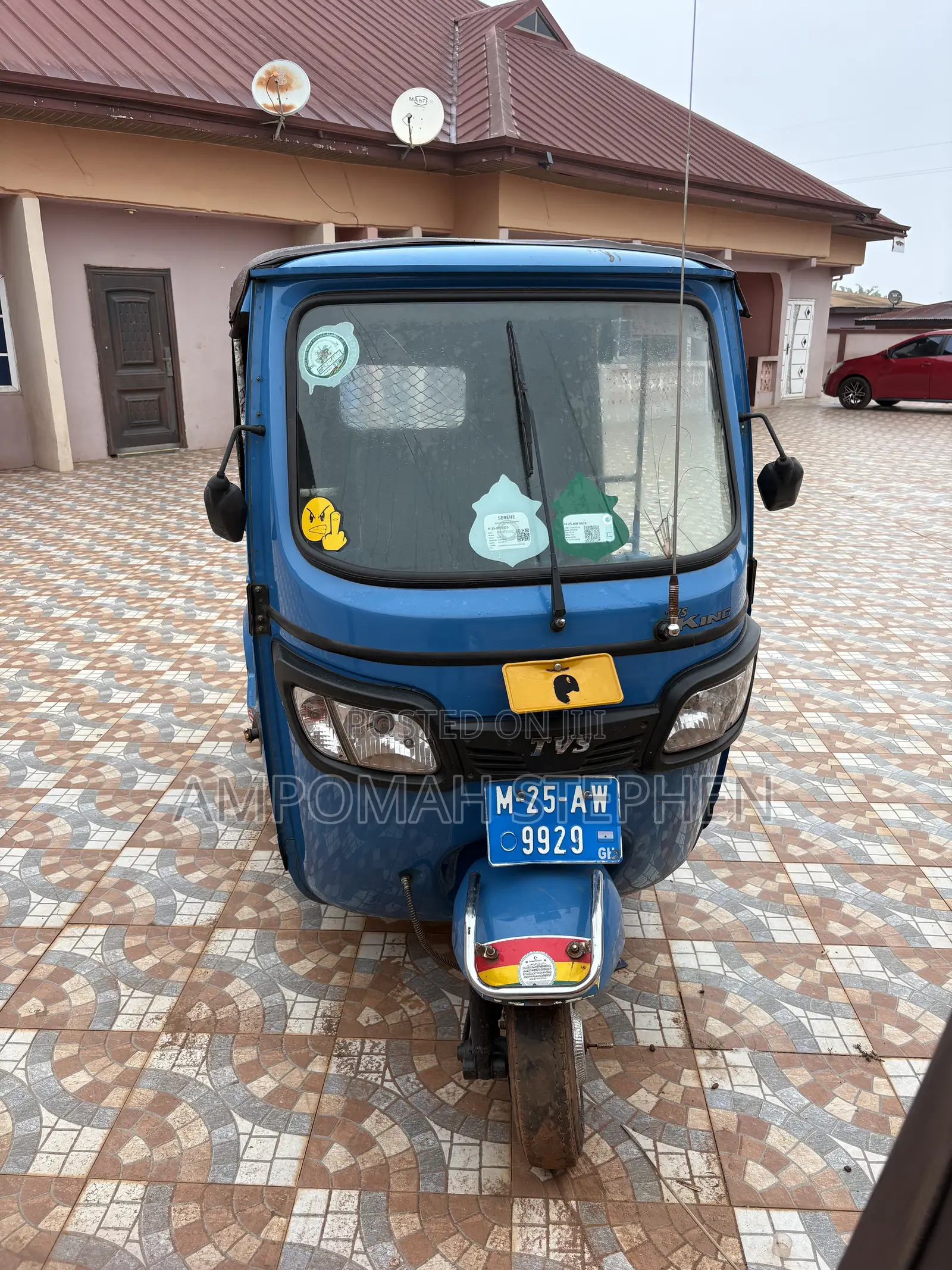 TVS King Deluxe Plus iTouch Start 2023 Blue