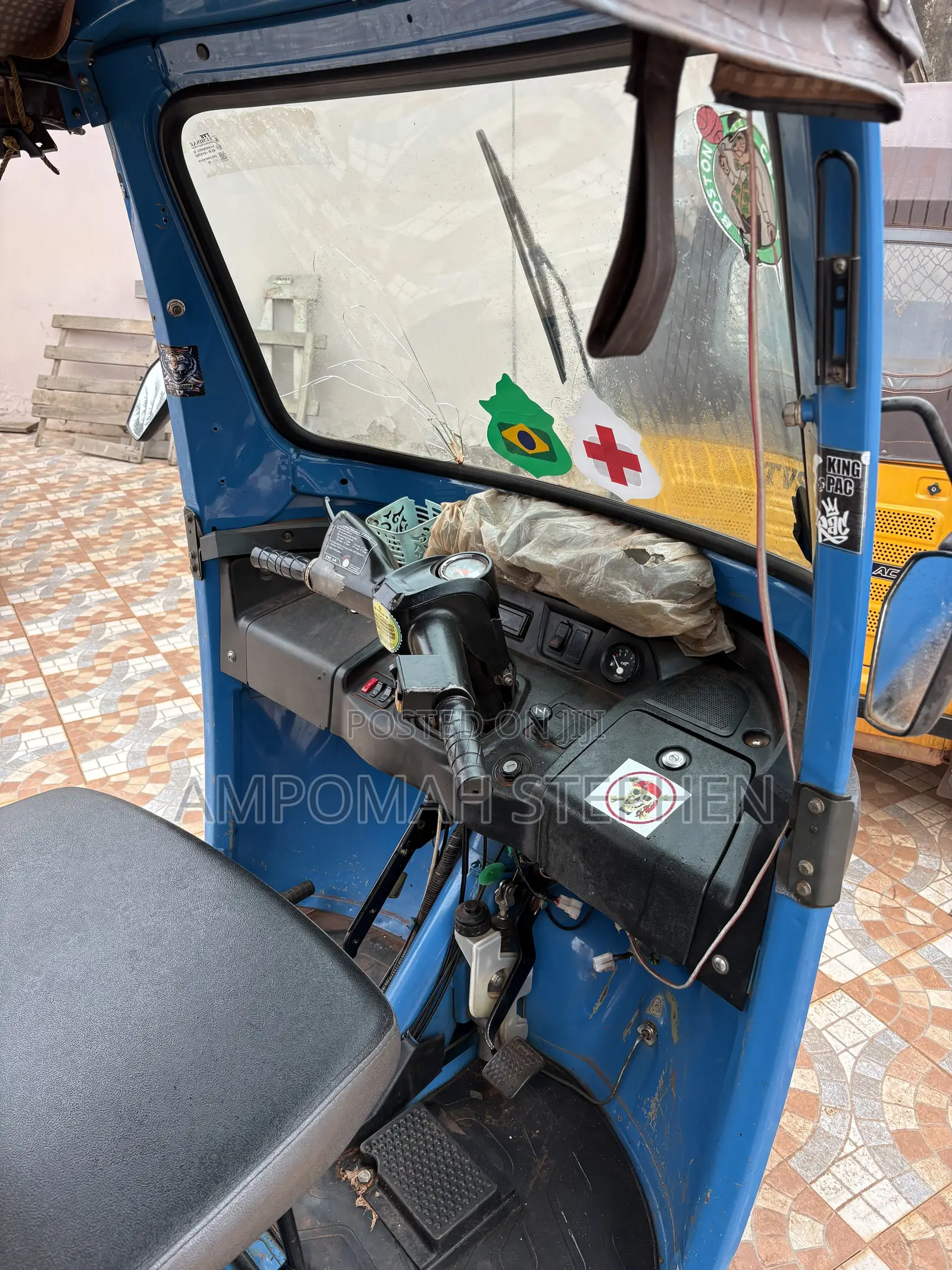 TVS King Deluxe Plus iTouch Start 2023 Blue
