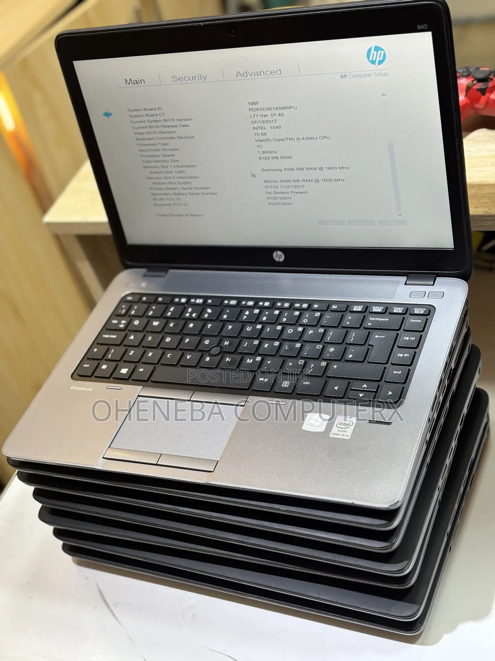 Laptop HP EliteBook 840 G1 8GB Intel Core i5 HDD 500GB