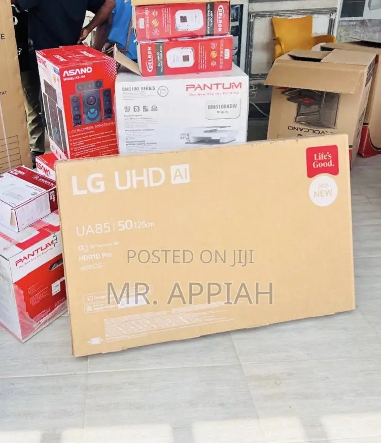 Check Out Classic LG 50 UA 85 50” Uhd Smart TV(2025 Model) Black