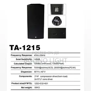 Double 15 Inch Full Range Speaker Soundbullet