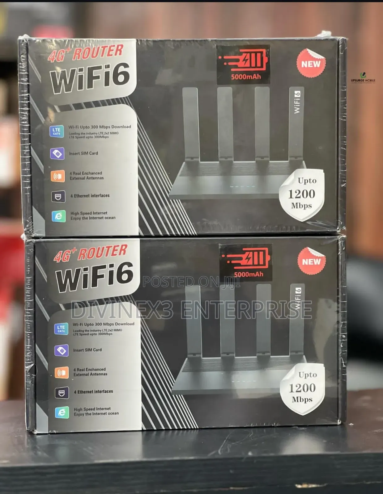  4G LTE WiFi 6 Router