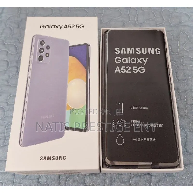 New Samsung Galaxy A52 5G 128 GB Black