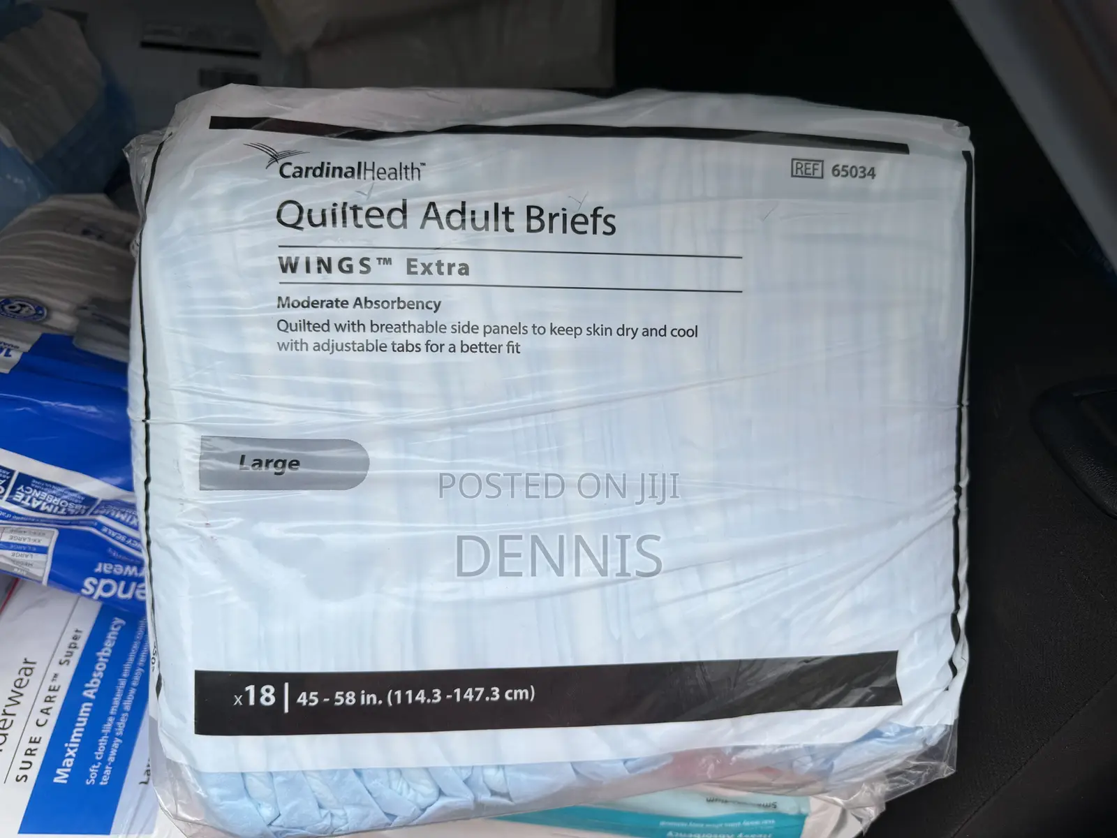 Adult Diapers, L- 18pcs