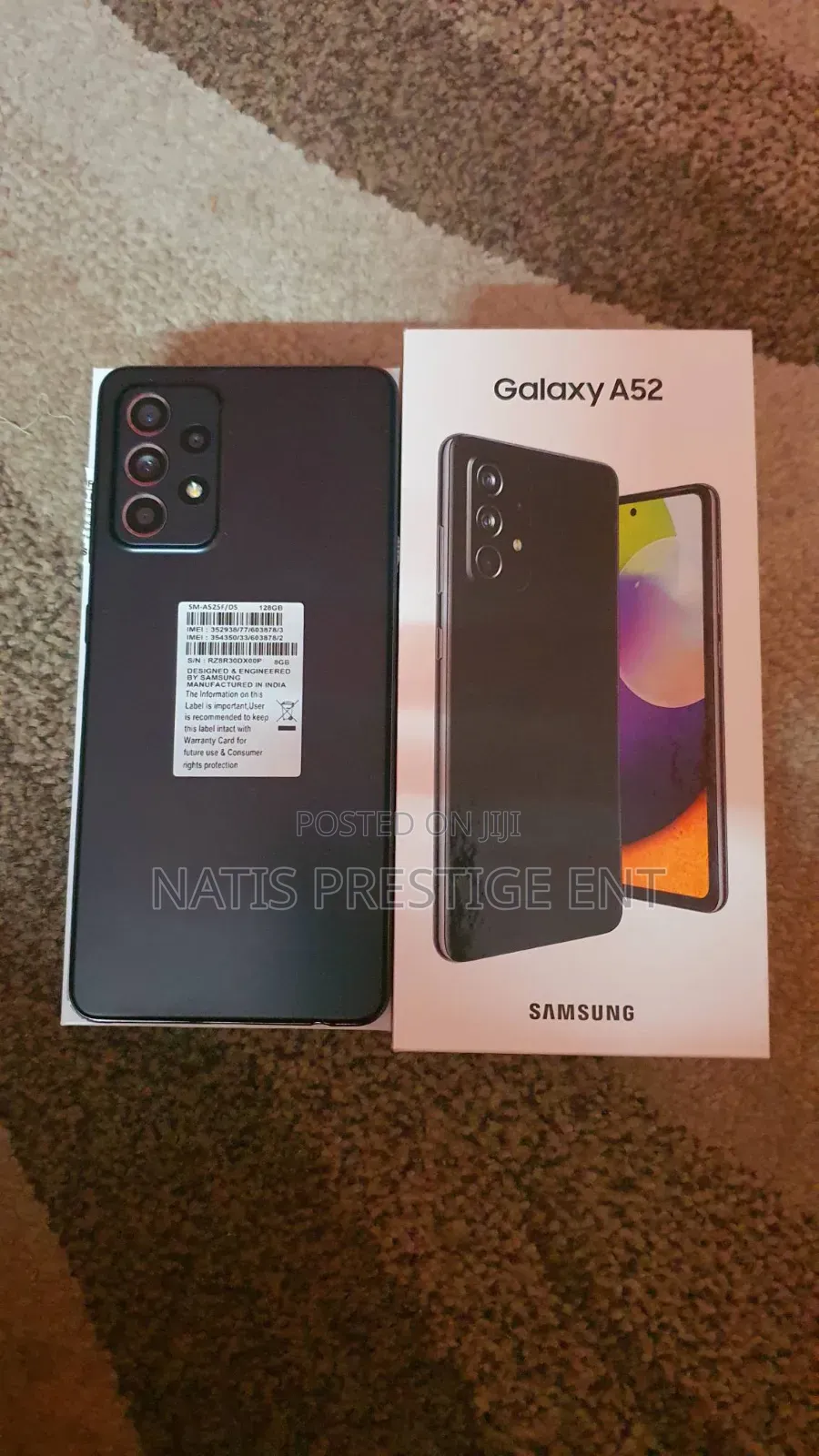 New Samsung Galaxy A52 128 GB Black