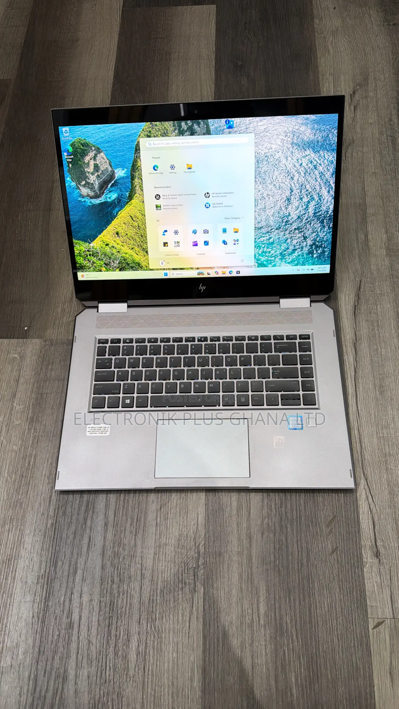 Laptop HP ZBook Studio x360 15 G6 16GB Intel Core i9 SSD 512GB