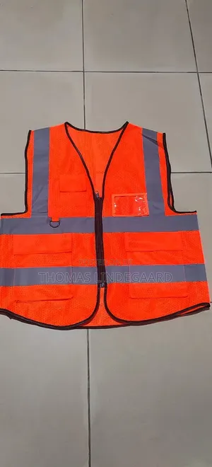 High-Visibility Reflective Safety Vest With Pockets