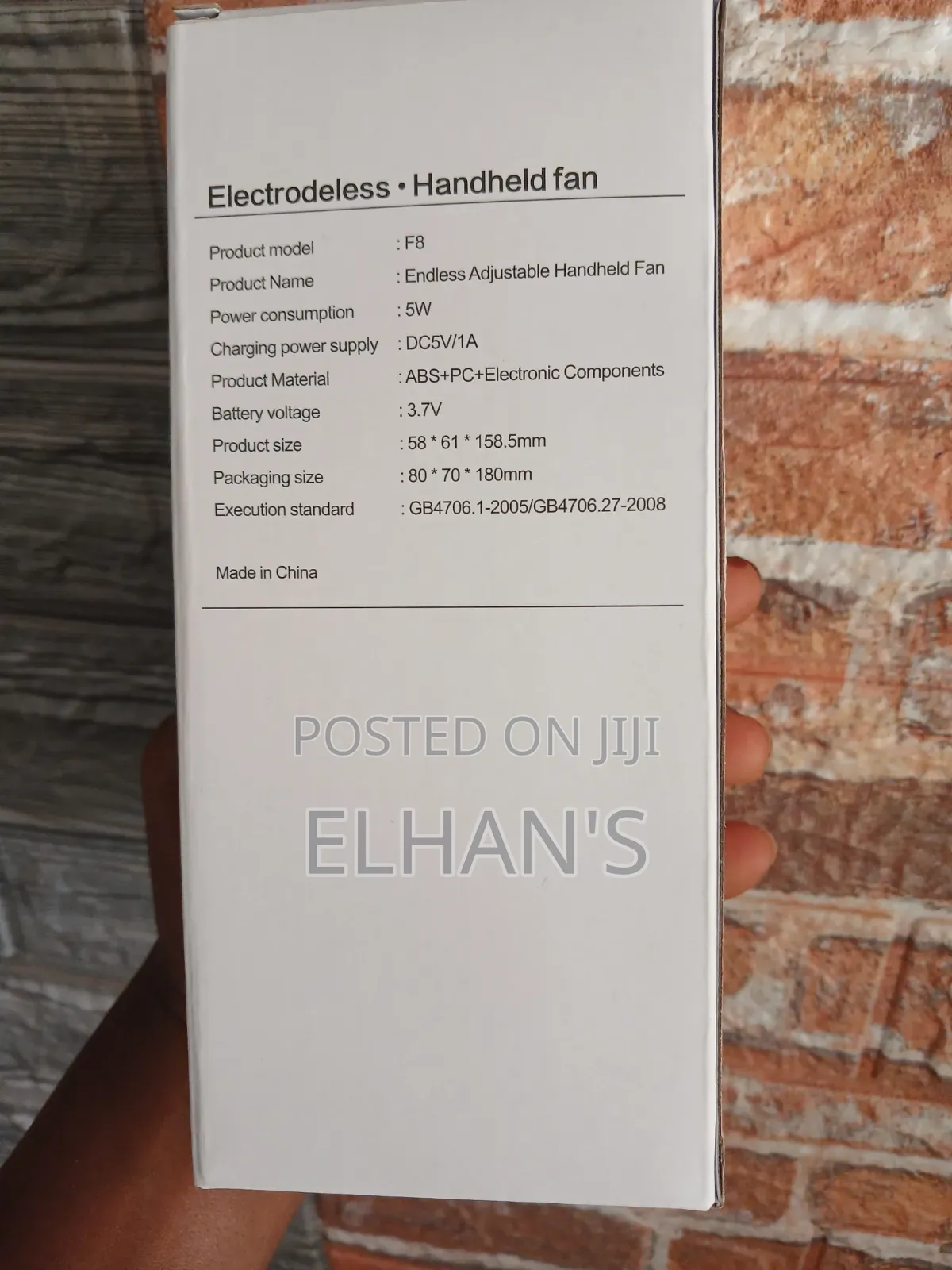Rrechargeable Handheld