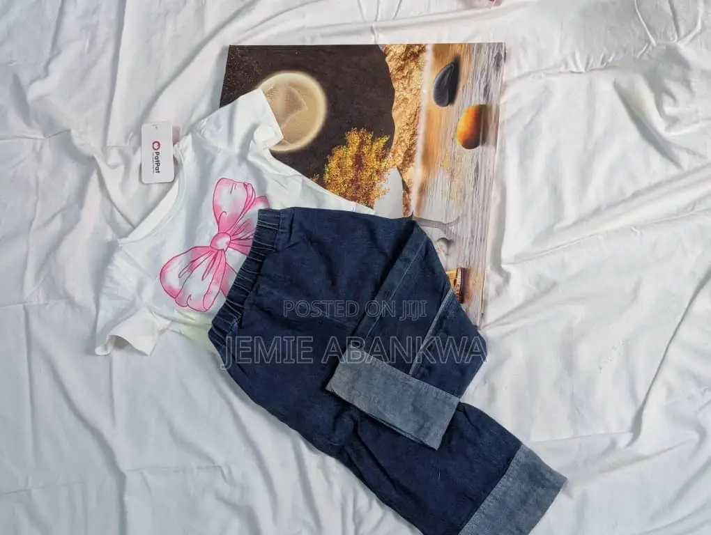 Girl Jeans and Top