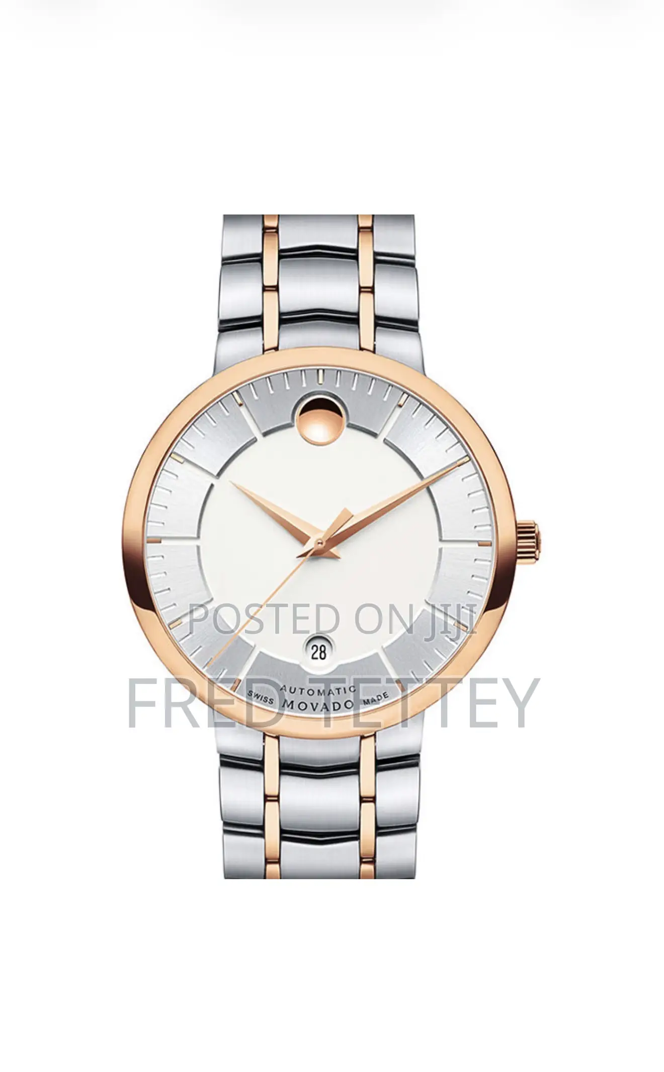 Movado Automatic 40mm Dual Tone Men