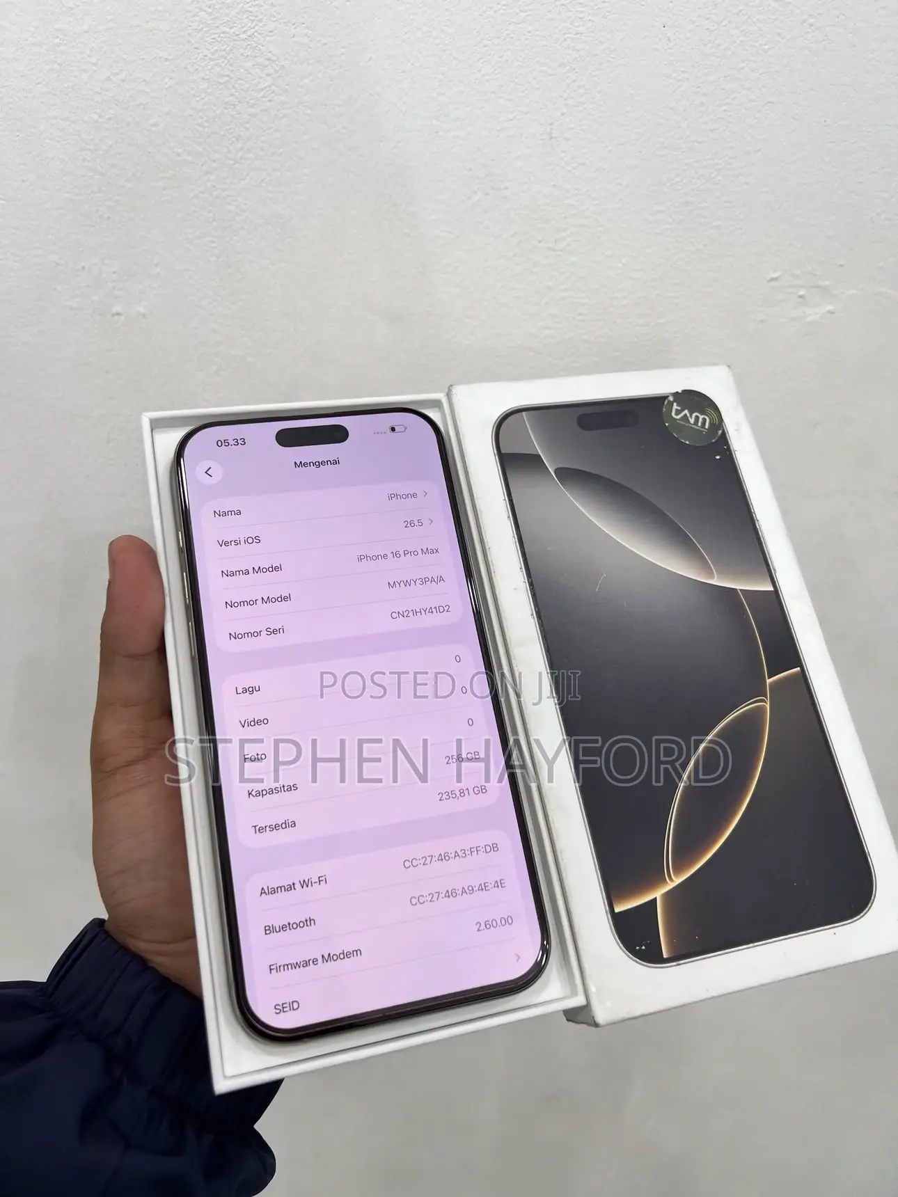 Apple iPhone 16 Pro Max 256 GB Silver