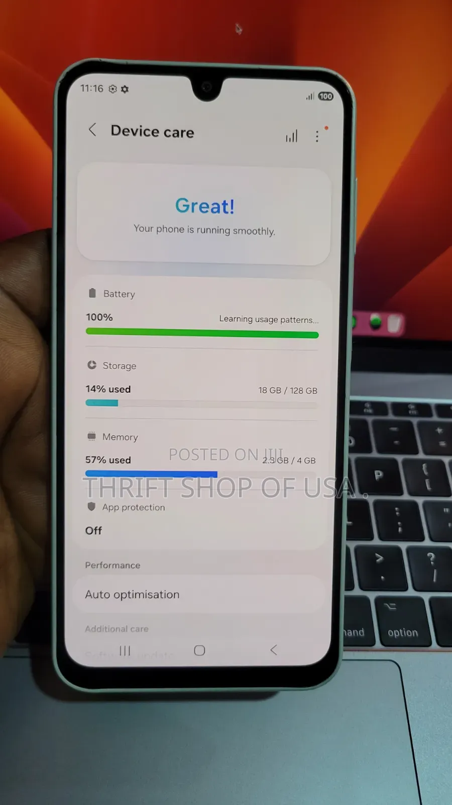 Samsung Galaxy A16 128 GB Green