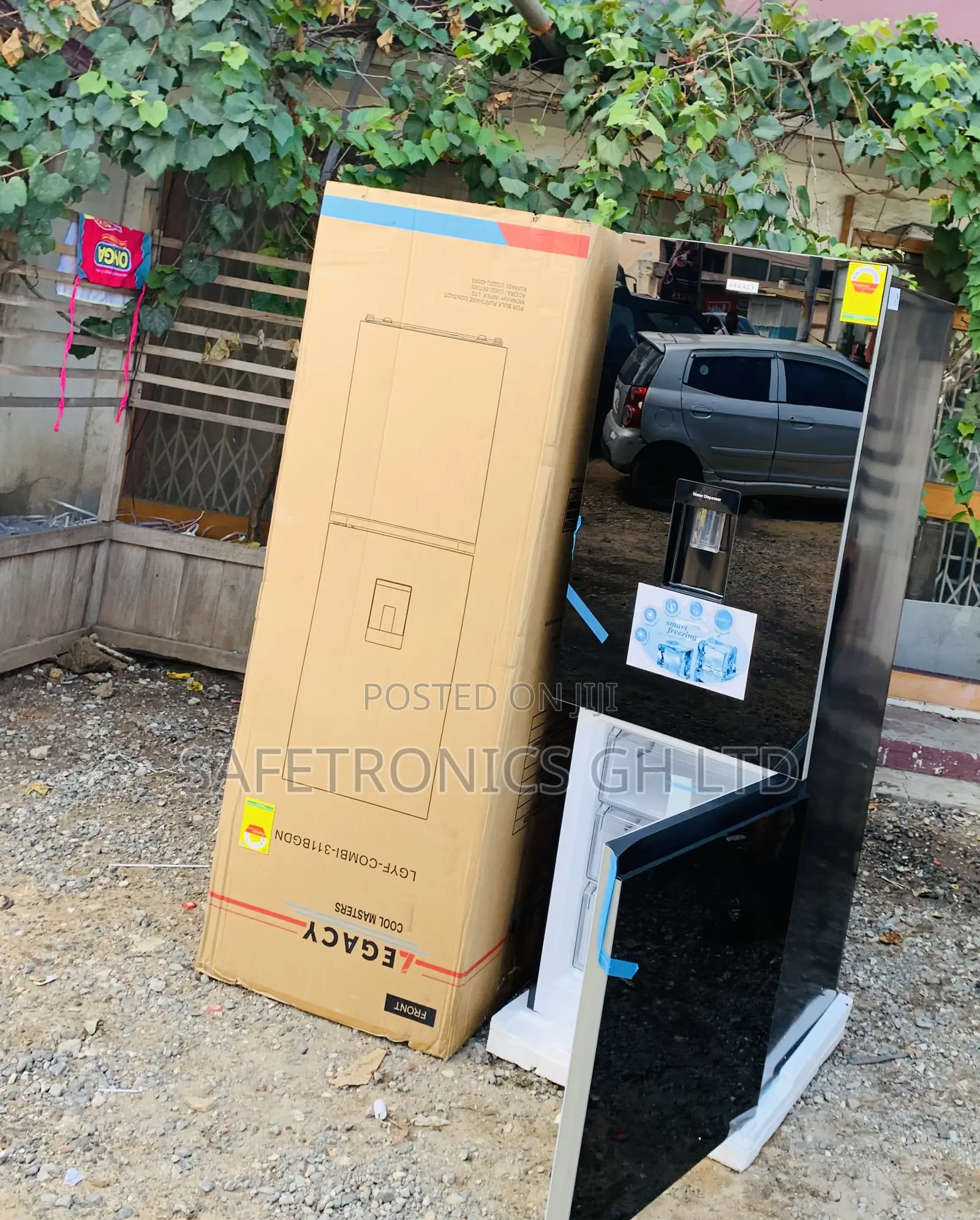 Order Perfect Legacy 311L Black Mirror Glass Refrigerator