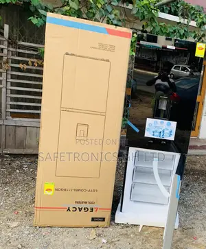 Quality Sleek Legacy 311L Black Mirror Glass Refrigerator
