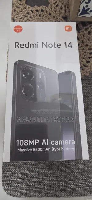 New Xiaomi Redmi Note 14 4G 256 GB Black