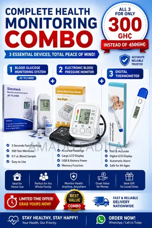 3-in-1 Health Monitoring Combo (GH₵300)