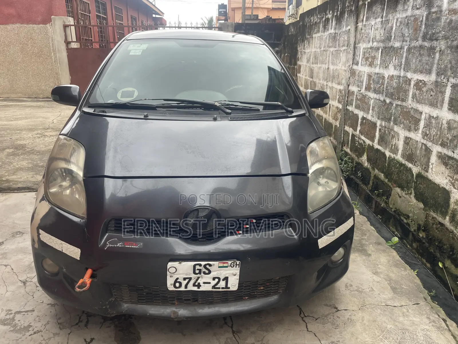 Toyota Vitz 1.5 FWD 3dr 2009 Gray