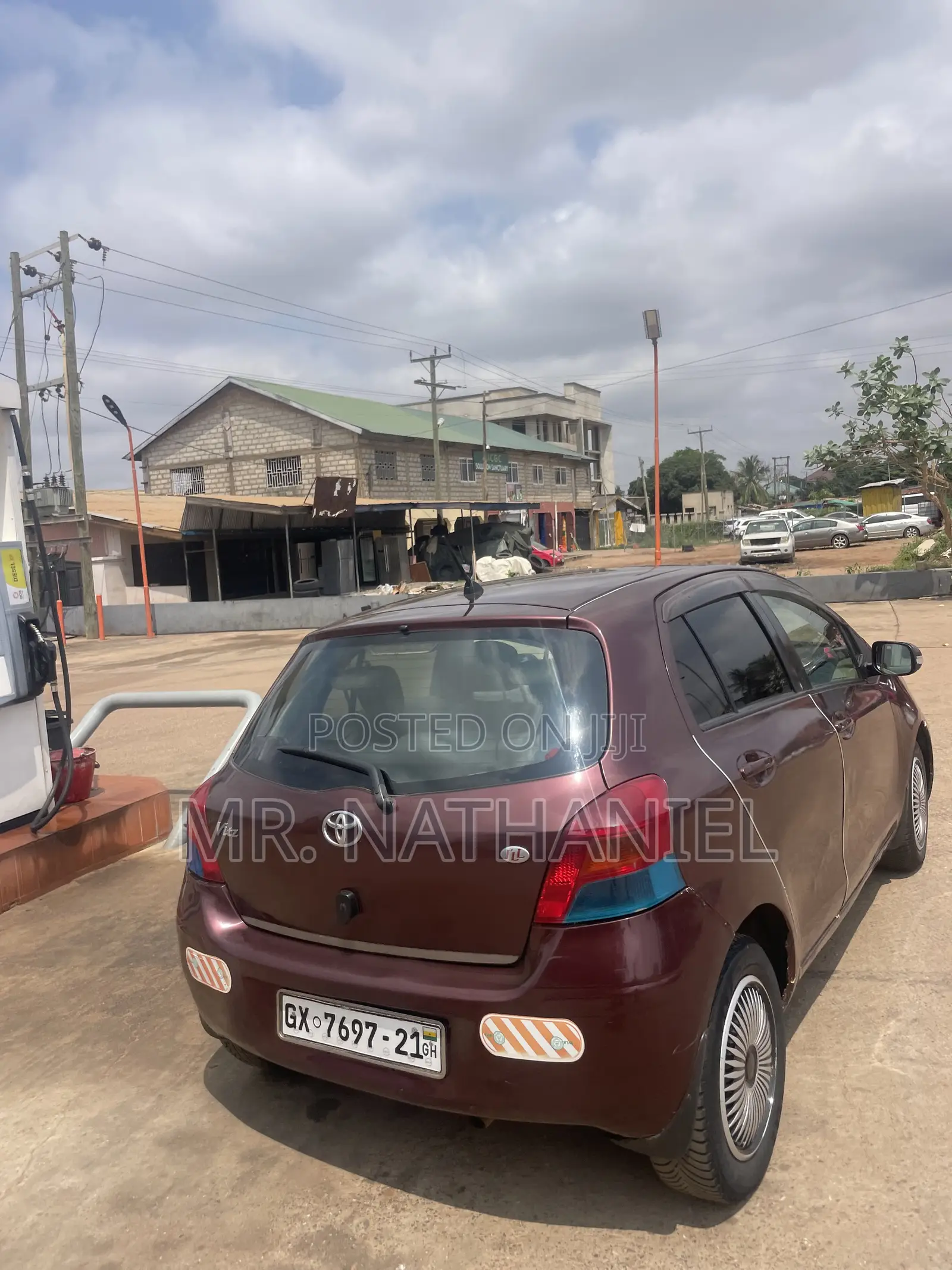 Toyota Vitz 2010 Burgundy