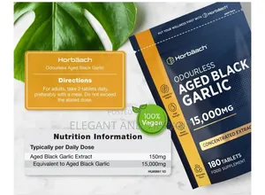 Black Garlic 15,000mg 180 Tablets