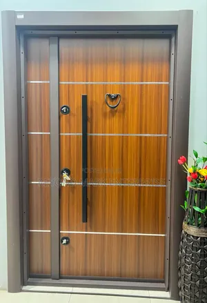 Waterproof Security Door, Alucobond, One and a Half