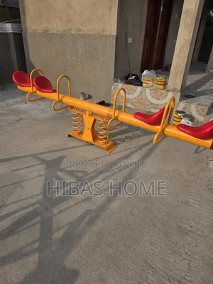 Commercial Metal 4 Seater Seesaw