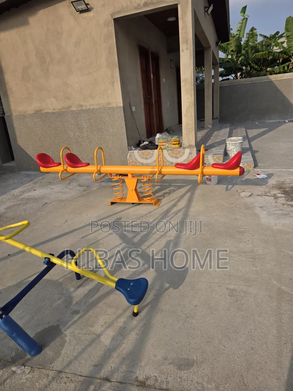 Commercial Metal 4 Seater Seesaw