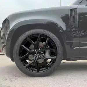 22” OEM Quality Satin Black Rims for Land and Range Rover Vehicles