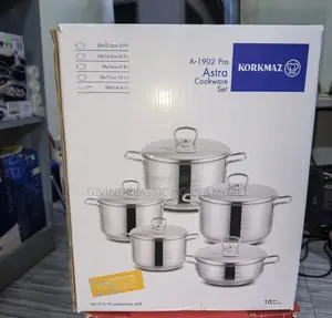 10pcs Stainless Steel Cookware Set