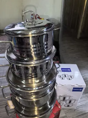 10pcs Stainless Steel Cookware Set