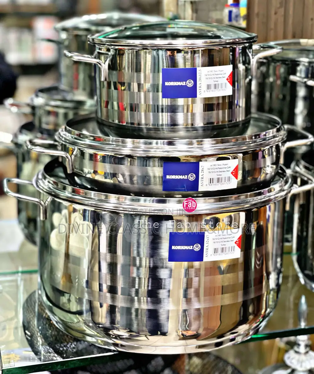 10pcs Stainless Steel Cookware Set