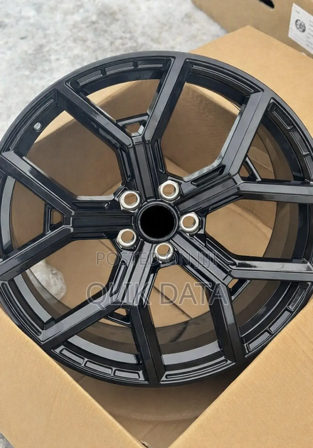 22” OEM Quality Satin Black Rims for Land and Range Rover Vehicles