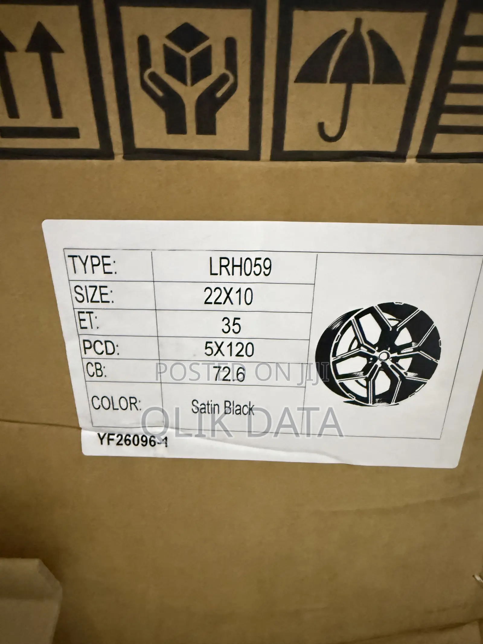 22” OEM Quality Satin Black Rims for Land and Range Rover Vehicles