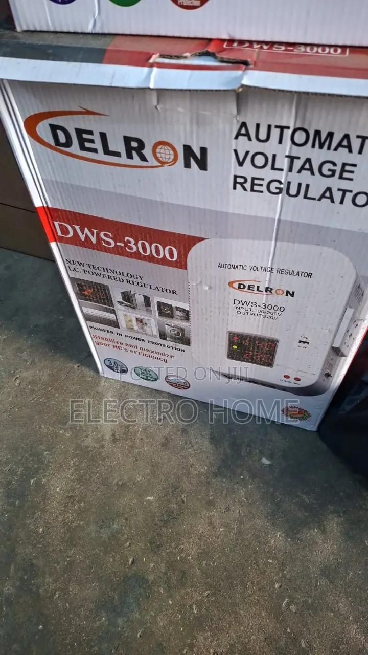 Reliable Delron Wall Mounted 3000VA Automatic Voltage Regulator